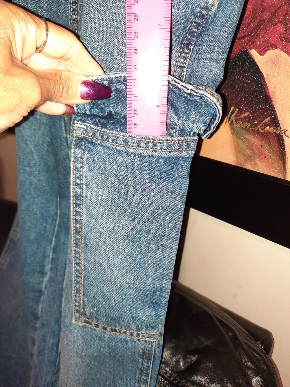 Authentic Celebrity Pink Classic Loose Fit Blue Denim Overalls Womens XS NWT - Picture 2 of 9